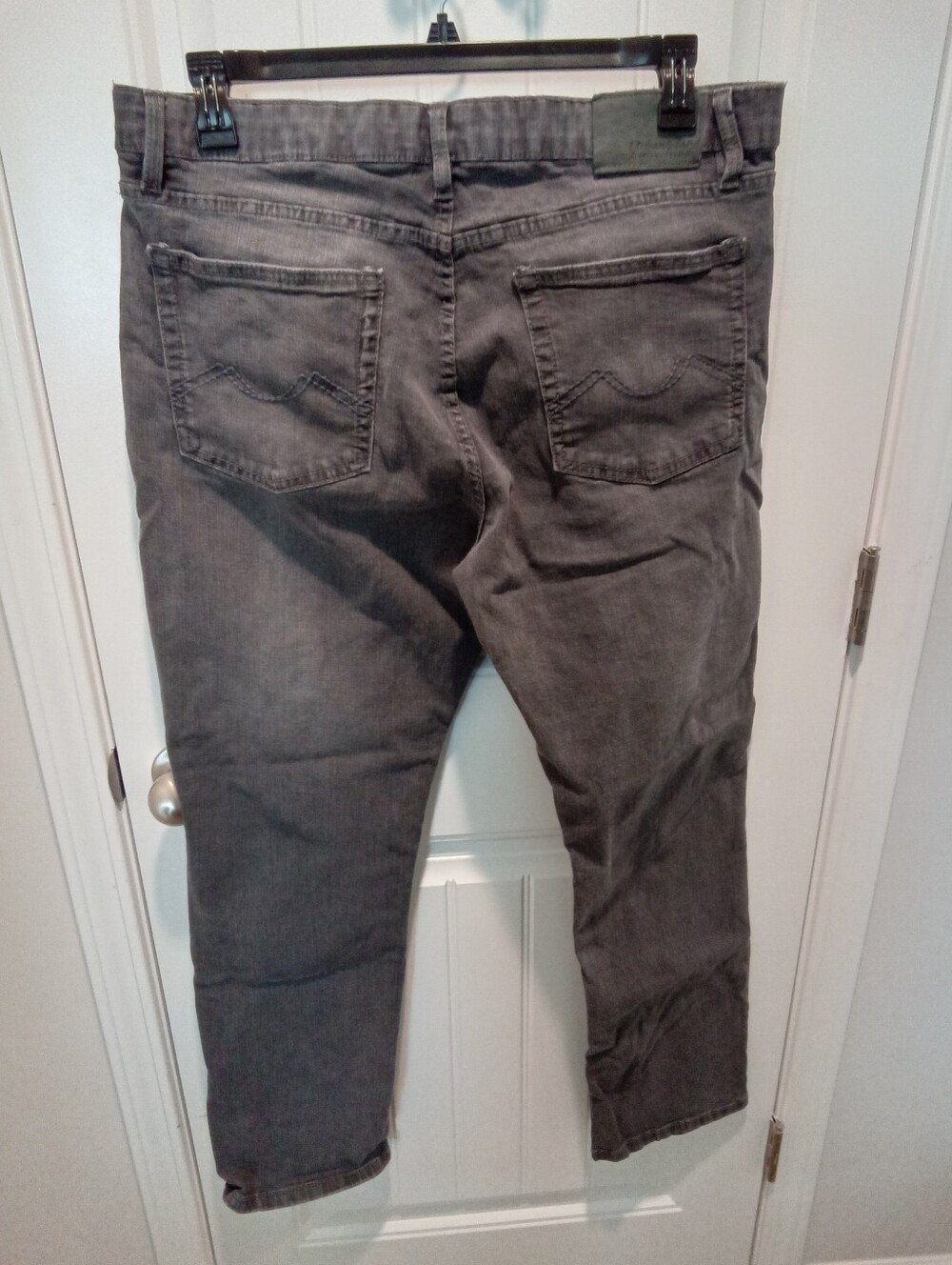 Urban Star Men's Relaxed Fit Straight Leg Stretch Jeans Grey Size 38x32 - Picture 4 of 6